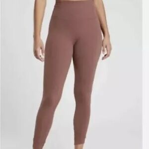 Athleta Women’s Elation Pirouette 7/8 Tight 657533 Size XL Rose Tan